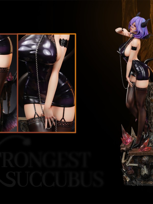ShengGe Studio Vermeil in Gold Succubus Vermeil Hot Sexy 1/4 Statue